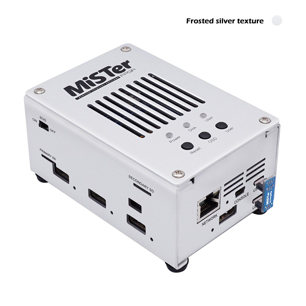 Mister FPGA kit 128MB SDRAM and DE10 main board with The Metal Case