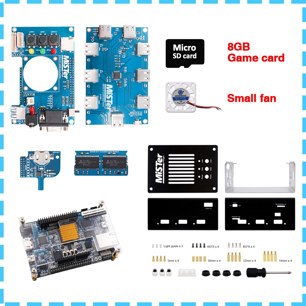 Mister-FPGA-kit-128MB-SDRAM-and-DE-10-main-board-with-The-Metal-Case-Retro-Video-4