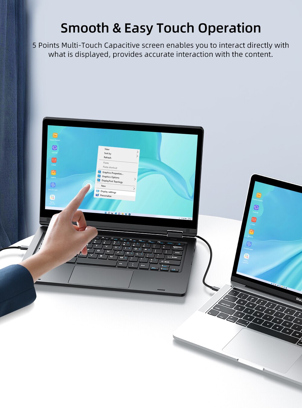 Portable-Lapdock-Monitor-11-6-Inch-With-Keyboard-Built-in-10800mAh-Battery-10-Points-Touch-1080P-2