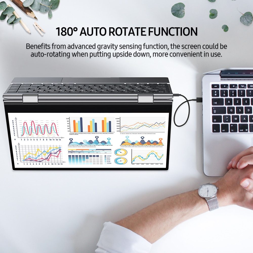 UPERFECT-X-Pro-Wireless-LapDock-DEX-Portable-Monitor-w-Keyboard-Battery-14-0-TouchScreen-Mobile-External-3