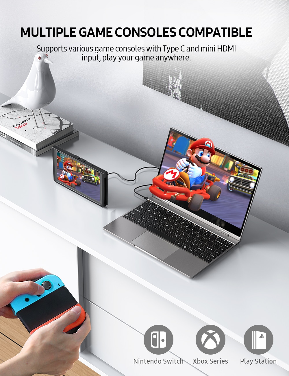 UPERFECT-X-Pro-Wireless-LapDock-DEX-Portable-Monitor-w-Keyboard-Battery-14-0-TouchScreen-Mobile-External-5