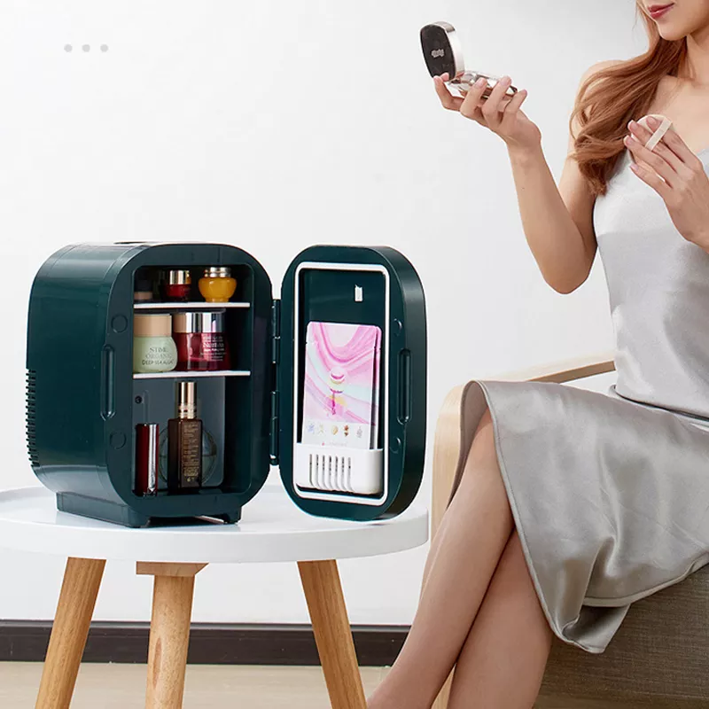 Refrigerator-With-LED-Light-6L-Cosmetic-Skincare-Refrigerators-Makeup-For-Home-Office-and-Car-Portable-Fridge