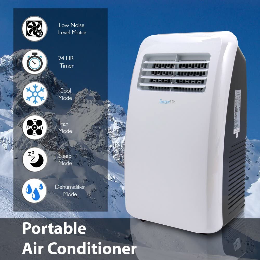 SereneLife-SLPAC8-Portable-Air-Conditioner-Compact-Home-AC-Cooling-Unit-with-Built-in-Dehumidifier-Fan-Modes-1