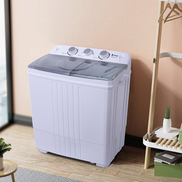 US-Standard-16-5Lbs-Washing-Machine-110V-400W-Double-Tub-Semi-Automatic-Washing-Machine-Grey-Cover-5